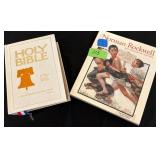 Holy Bible & Norman Rockwell Book