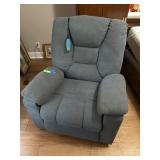 Gray Lift Recliner With Remote