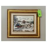 Currier & Ives Framed Artwork
