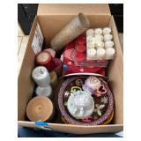 Decorative Plates and Candles