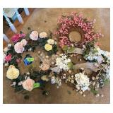 Decorative Floral Wreath Collection