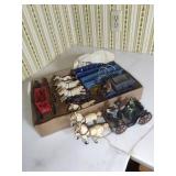 5 Cast Iron Horse Drawn Carriages