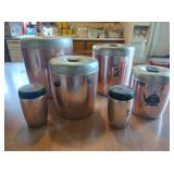 West Bend Metal Cannister Set