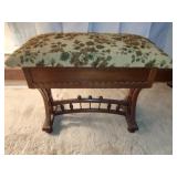 Small Victorian Style Slipper Bench