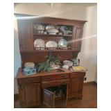 Tell City Young Republic China Cabinet & Contents
