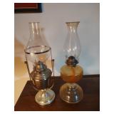 2 P&A Oil Lamps