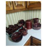 Mar-Crest Daisy & Dot Stoneware Set