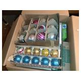 Box of Vintage Christmas Ornaments