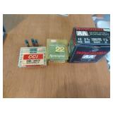 12 Gauge, .22 LR, 38/357 Ammunition