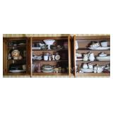 Contents of Upper Cabinets Left of Sink - Read