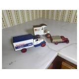 2 Die Cast Truck Banks & Delivery Truck