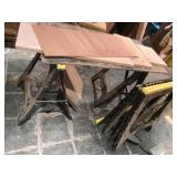 4 Plastic Sawhorses