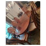 American Drew Dining Table & 8 Chairs-Read Details