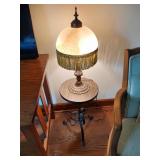 Small Side Table and Lamp