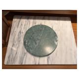 Marble Cheese Board Set