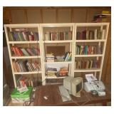 Books and Shelving Unit Set