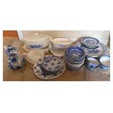 Blue Dinner Ware