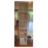 Tall White Shelving Unit