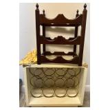 Wood and Metal Wine Racks