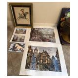 Framed Art and Assorted Prints