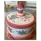Decorative Ceramic Lidded Jar