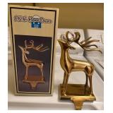 Lacquered Solid Brass Deer