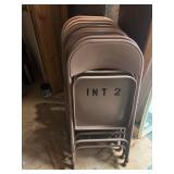 8 Samsonite Metal Chairs