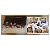 20-Piece Hand-Painted Porcelain Mini House Set