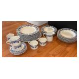 Farberware Blue Chintz Dinnerware Set