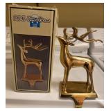 Lacquered Solid Brass Deer