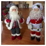 North Pole Themed Santa Figures