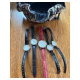 Five Ladies Analog Wristwatches