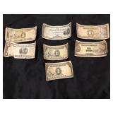 WWII-Era Japanese Peso Banknotes Assorted Set