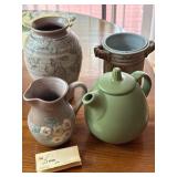 Ceramic Vessels and Pitcher