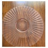 Pink Depression Glass Dinner Plate