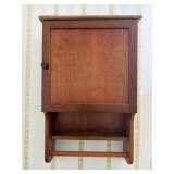 Handmade Solid Wood Medicine Cabinet With Shelf