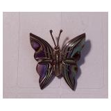 Sterling Silver Butterfly Brooch