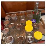 Ball Glass Jars and assortment