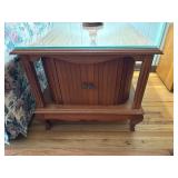 Handcrafted Wooden End Table