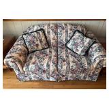Floral Upholstered Loveseat by Scarlett