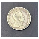 1902 Canada 10 Cents Silver Coin