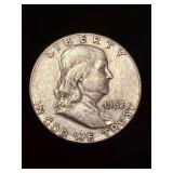 1962 Franklin Half Dollar Silver Coin