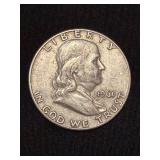 1961-D Franklin Half Dollar, 90% Silver
