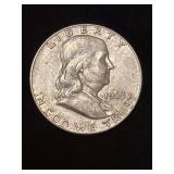 1963-D Franklin Half Dollar, 90% Silver