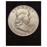 1962-D Franklin Half Dollar Silver Coin