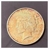 1927 Peace Silver Dollar Coin