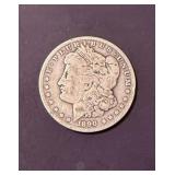 1890 Morgan Silver Dollar Coin
