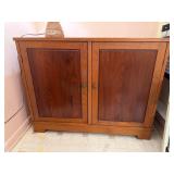 Handmade Solid Wood Cabinet With Shelves