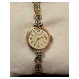 Vintage Hamilton 14k Gold Ladies