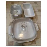 CorningWare Dishes with Lids and Blue Cornflower D